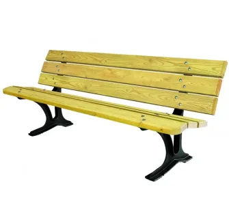 Banc public en bois Cologne