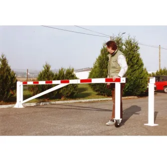 Barrière rotative pour rue piétonne