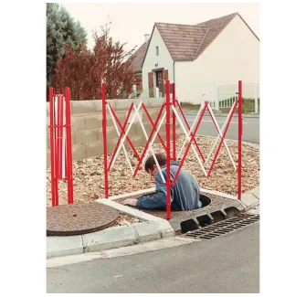 Barrière extensible pour chantier