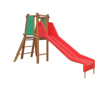 Toboggan pour aire de jeu extérieur simple