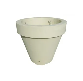 Jardinière urbaine en béton - pot de fleur