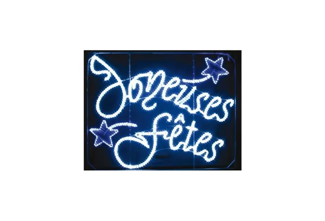 Décoration et illumination de Noël : guirlande Joyeuses Fêtes