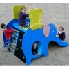 Toboggan éléphant bleu enfant