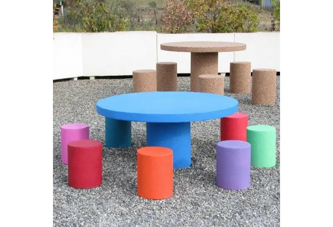 Table de pique-nique en béton pour enfants