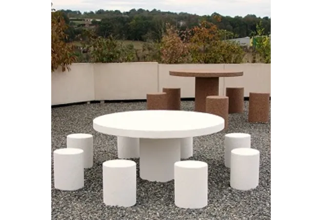 Table de pique-nique en béton pour enfants