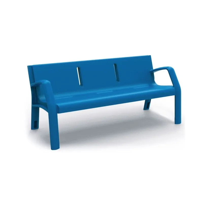 Banc public en polyéthylène 