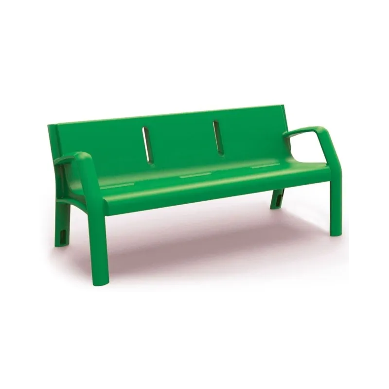 Banc public en polyéthylène 