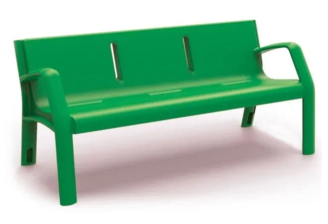 Banc public en polyéthylène 