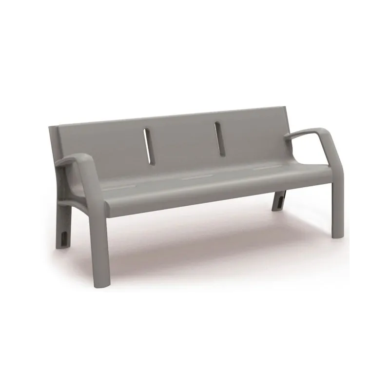 Banc public en polyéthylène 