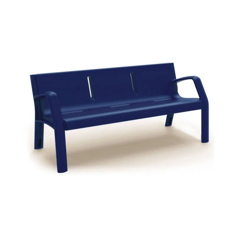 Banc public en polyéthylène 