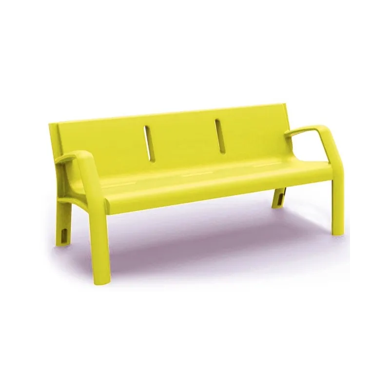 Banc public en polyéthylène 