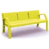 Banc public en polyéthylène 