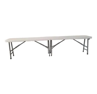 Banc pliant en polypro longueur 180 cm