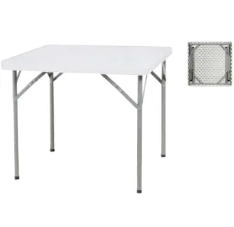 Table pliante carrée 87 x 87 cm