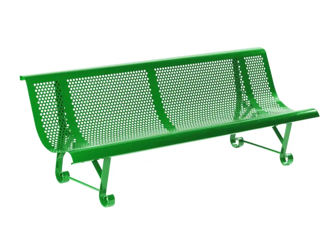 Banc exterieur en métal Square