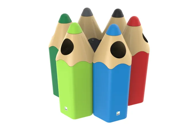 Corbeille Crayon en plastique - Leader Equipements