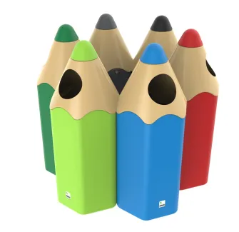 Corbeille Crayon en plastique - Leader Equipements