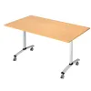 Table rectangulaire basculante pour collectivités