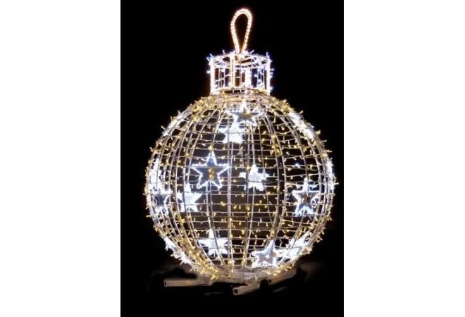 Boule géante de Noël en 3D