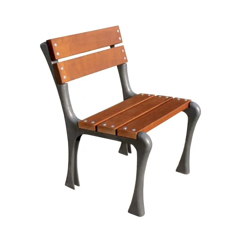 Banc urbain ou chaise extérieure Retro design