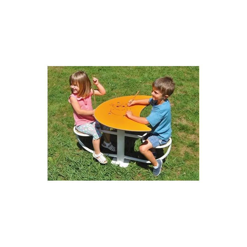 Louna - Table duo extérieure pour enfants - Leader Equipements