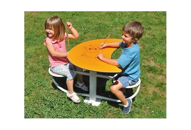 Louna - Table duo extérieure pour enfants - Leader Equipements