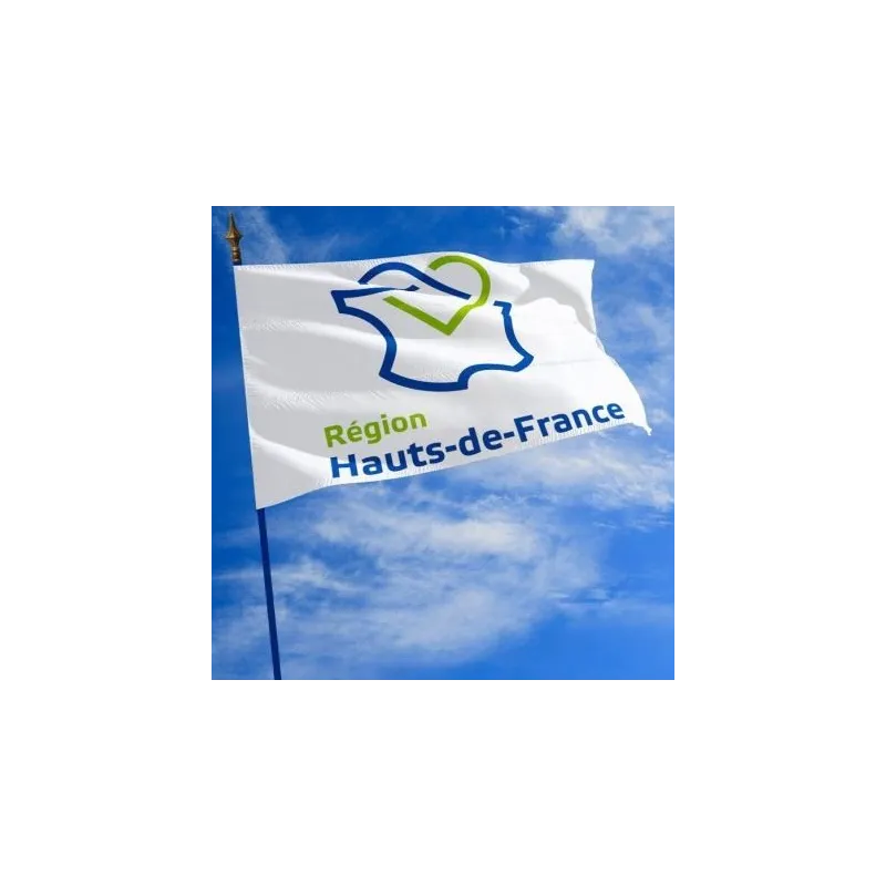 Drapeau sur hampe des Régions administratives françaises - Leader Equipements