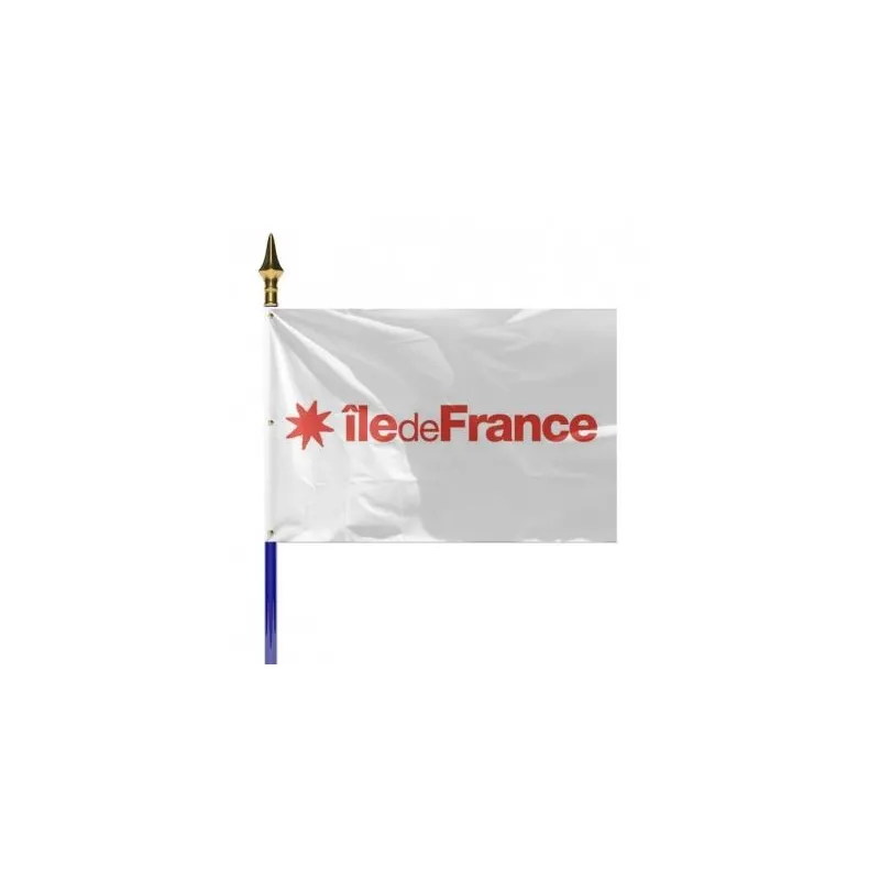 Drapeau sur hampe des Régions administratives françaises - Leader Equipements