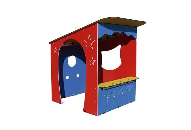 Théâtre de Marionnettes - cabane extérieure pour enfants - Leader Equipements