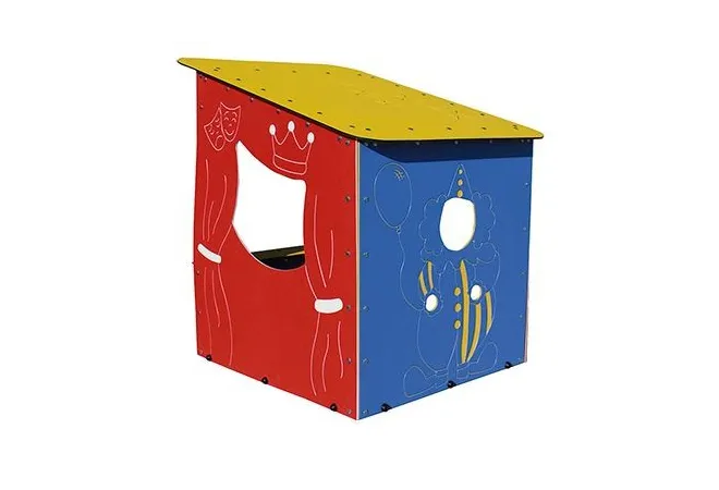 Théâtre de Marionnettes - cabane extérieure pour enfants - Leader Equipements