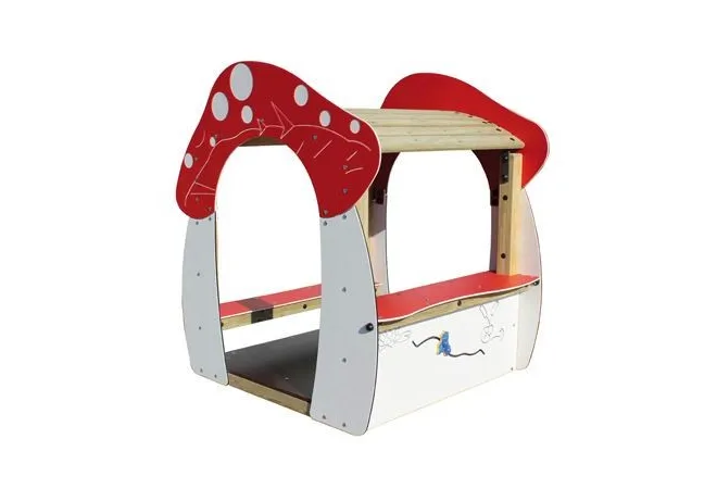 Cabane extérieure pour enfants modèle Champignon - Leader Equipements