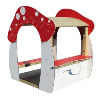 Cabane extérieure pour enfants modèle Champignon - Leader Equipements