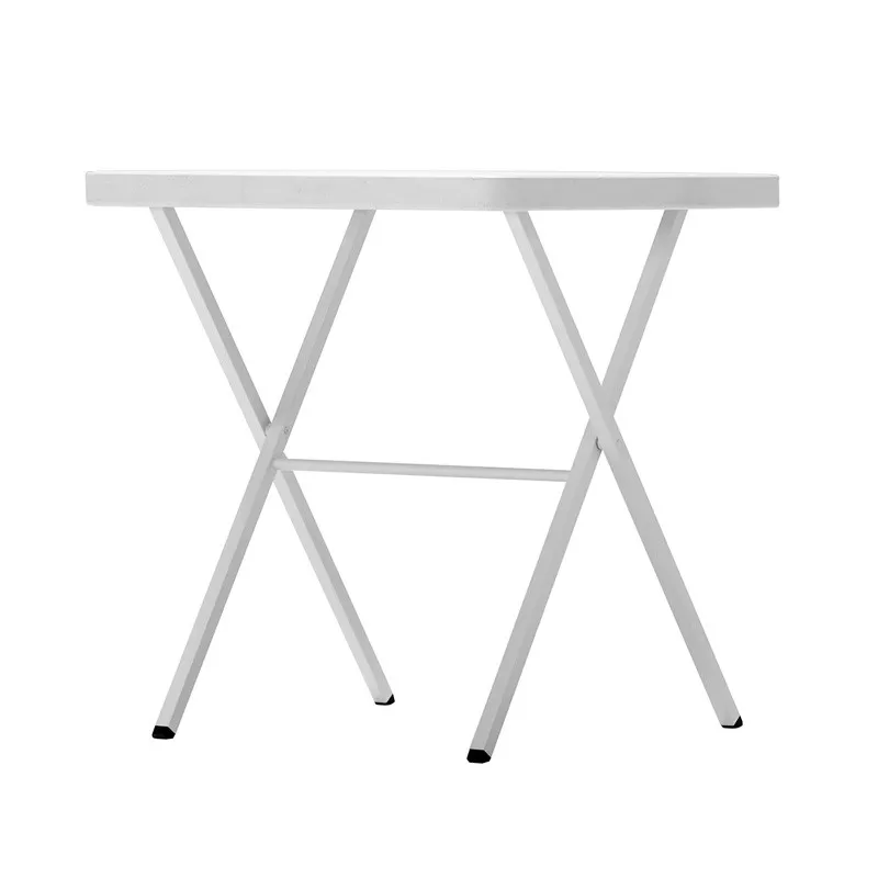 Table Brasserie pliante en polypro blanche