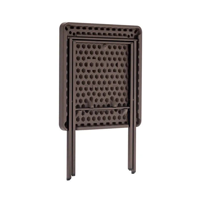 Table Bistro pliante en polypro marron