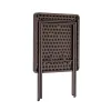 Table Bistro pliante en polypro marron