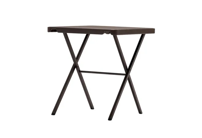 Table Bistro pliante en polypro marron