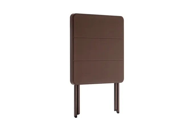 Table Bistro pliante et légère en polypro marron