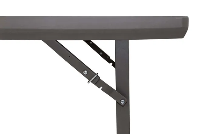 Dessous de la table pliante