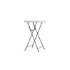 Ø 80 cm - Table de cocktail pliante blanche