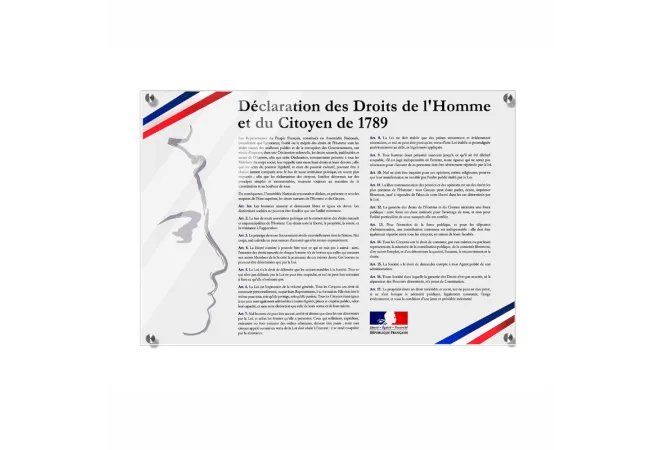 Plaque en PLEXI de haute qualité