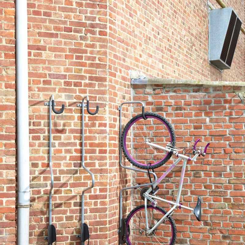 Fixation murale pour 6 vélos avec antivol Andrys