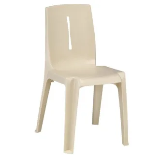 Chaise de collectivité en plastique empilable Salsa