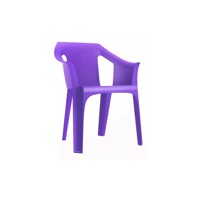 Fauteuil polypro tendance coloris violet