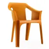 Fauteuil polypro tendance coloris orange