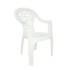 Fauteuil polypro blanc empilable