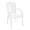 Fauteuil de jardin blanc en polypro