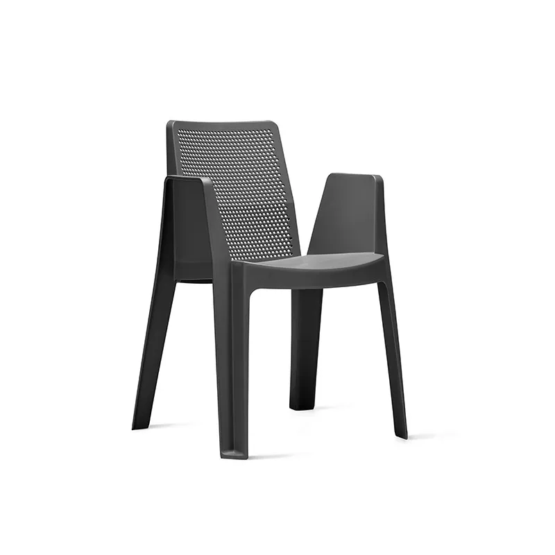 Fauteuil intérieur extérieur gris anthracite