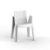 Fauteuil tendance en polypro blanc