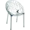 Fauteuil transparent plexiglas intérieur et extérieur