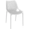 Chaise fibre de verre et PP blanche